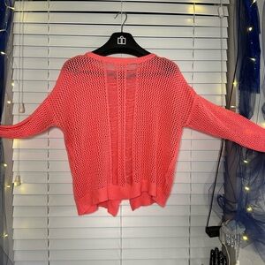 Women's Coral Knit Sweater